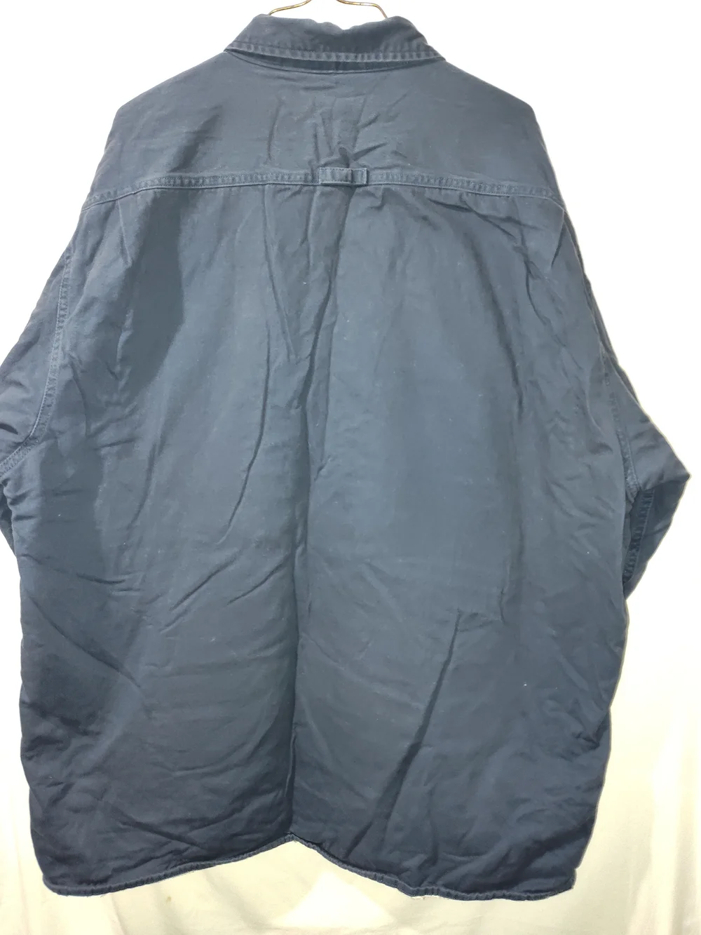 Levi's Navy Button-Up Sherpa-Lined Shirt Jacket - Picture 3 of 9